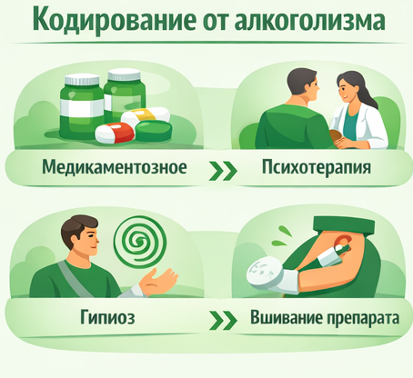 кодирование от алкоголизма в Березниках Санати